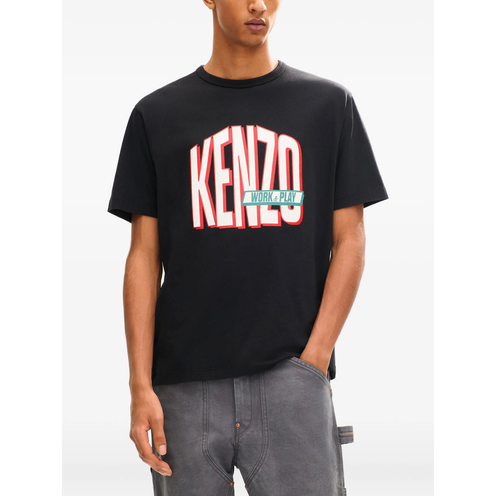 Work And Play Cotton T-Shirt