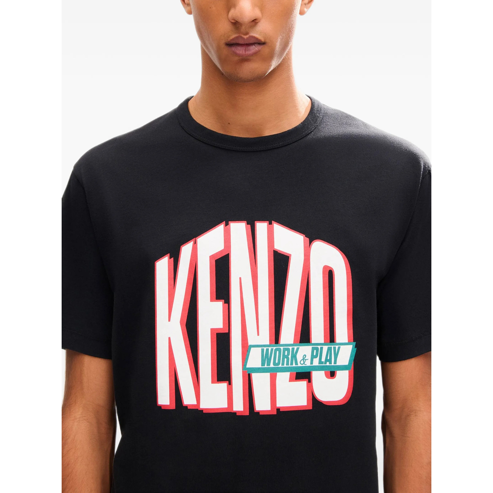Work And Play Cotton T-Shirt