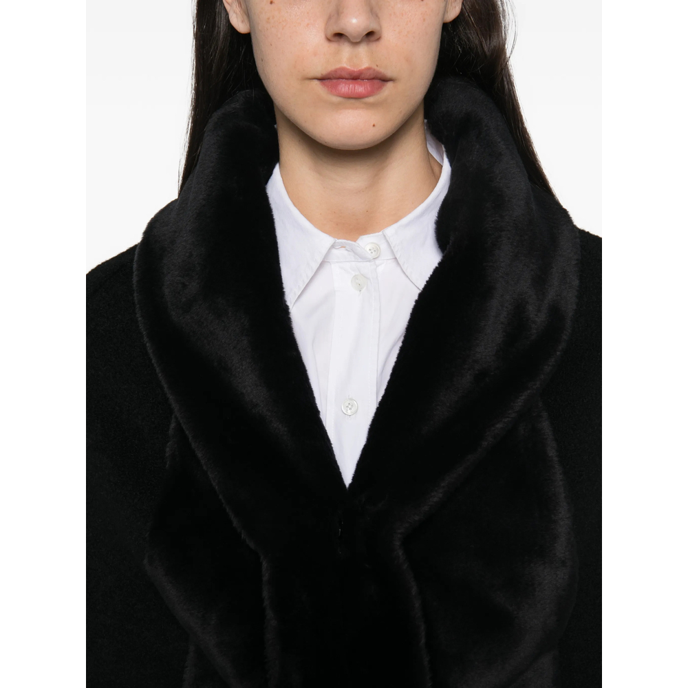 Faux-Fur Shawl-Collar Jacket