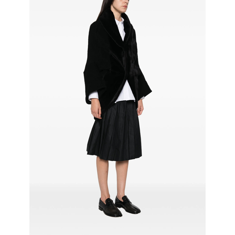 Faux-Fur Shawl-Collar Jacket