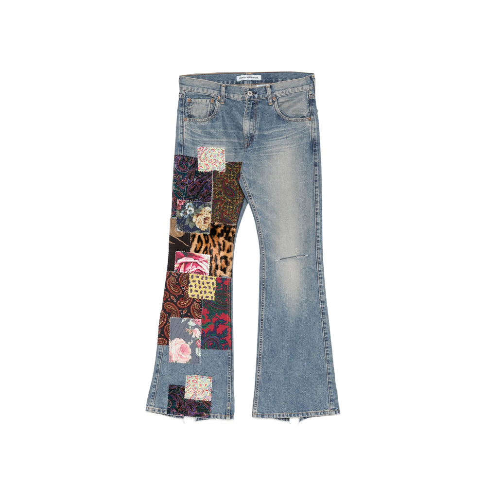 Junya Watanabe Patchwork Distressed Jeans