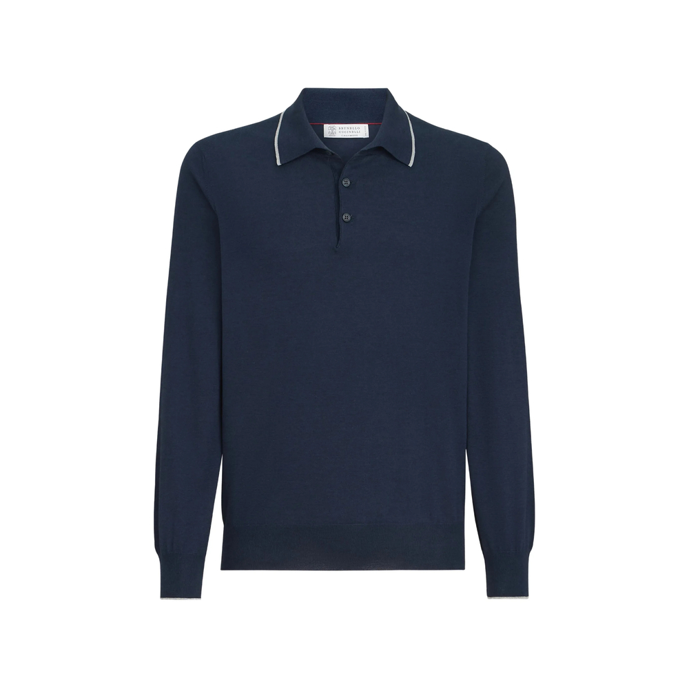 Brunello Cucinelli Lightweight Knit Polo Shirt