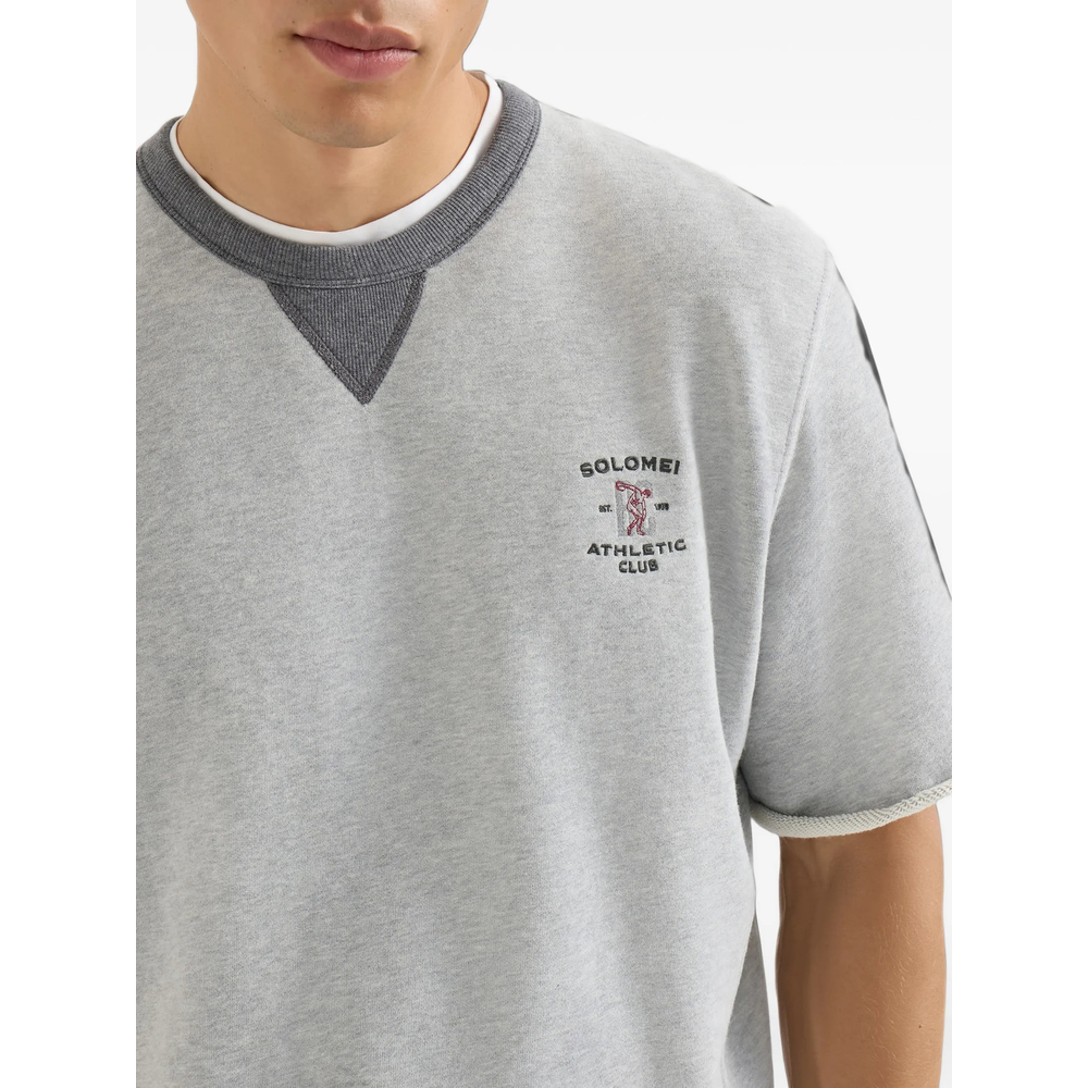 Cotton French Terry Short Sleeve Sweatshirt