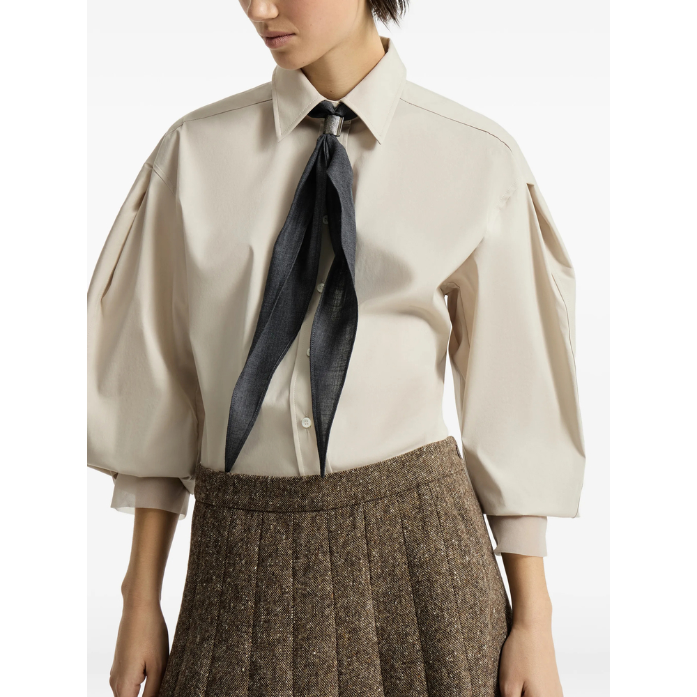 Stretch Cotton Poplin Shirt