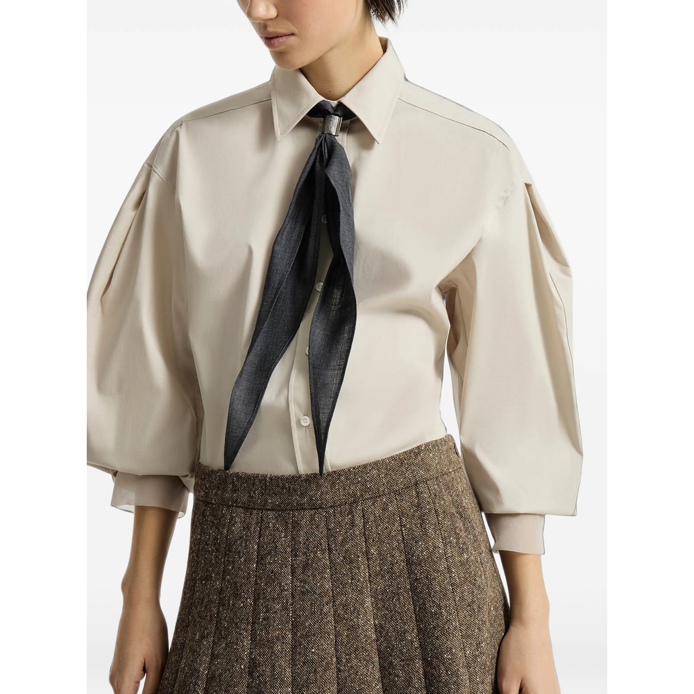 Stretch Cotton Poplin Shirt