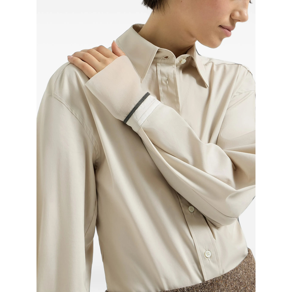 Stretch Cotton Poplin Shirt