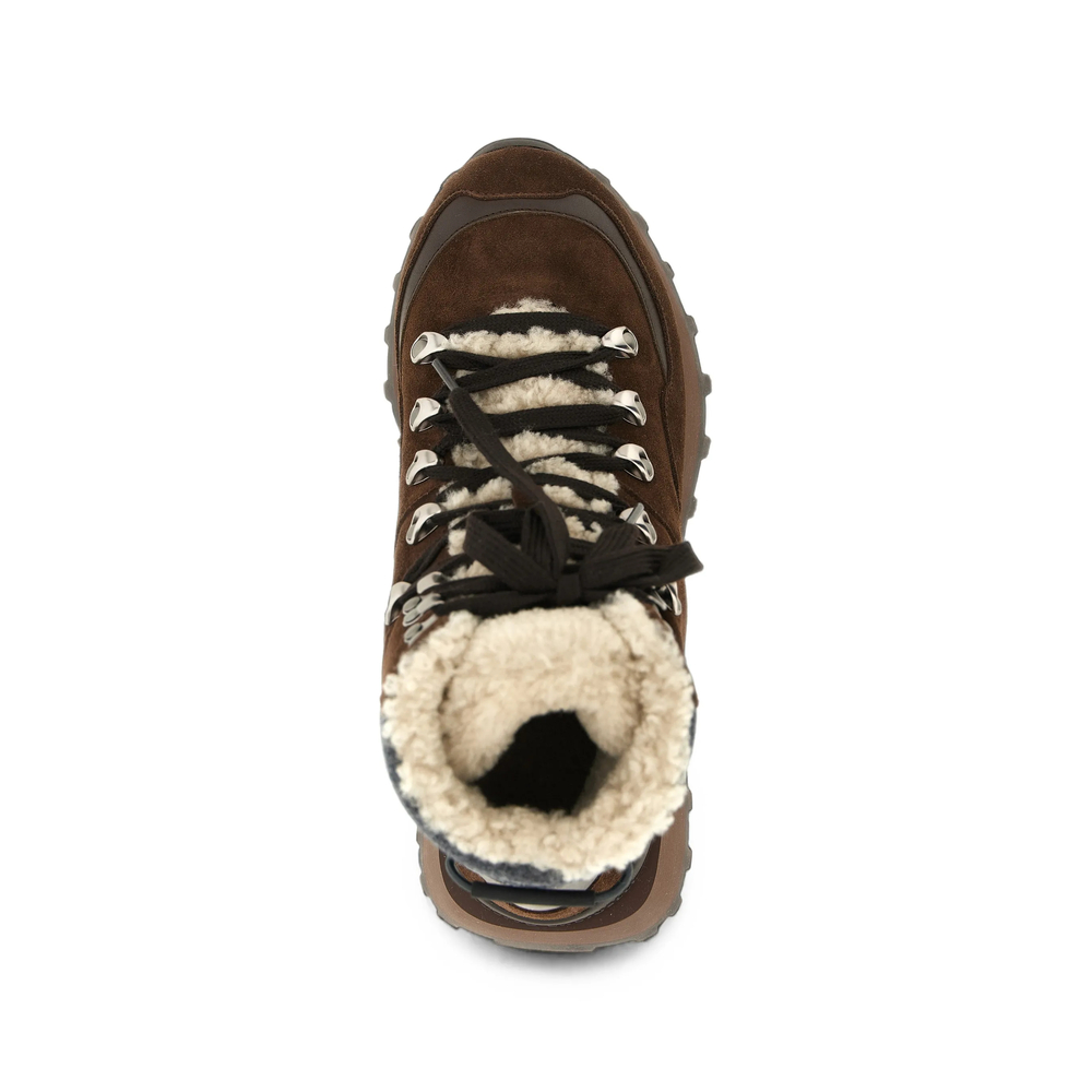 Shearling-Lined Ankle Boots