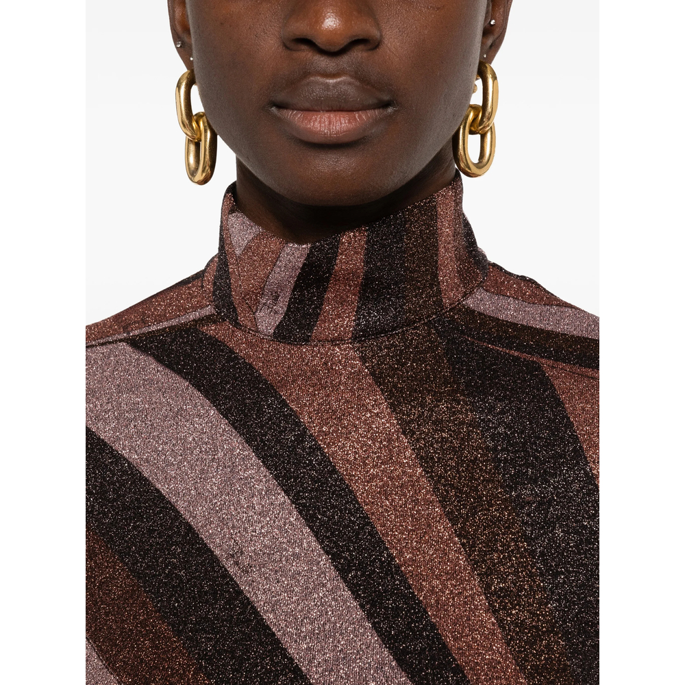 Pucci Iride-Print Glitter-Effect Top