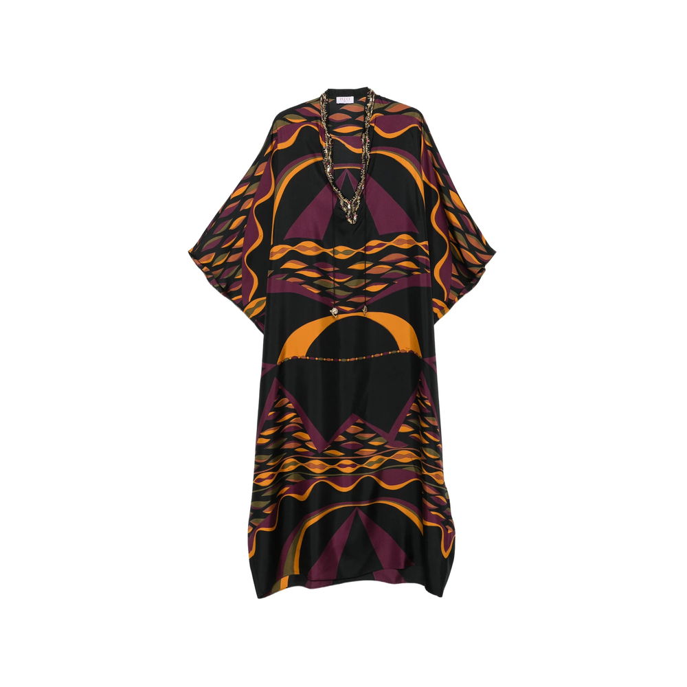 Pucci Embellished Kaftan Maxi Dress