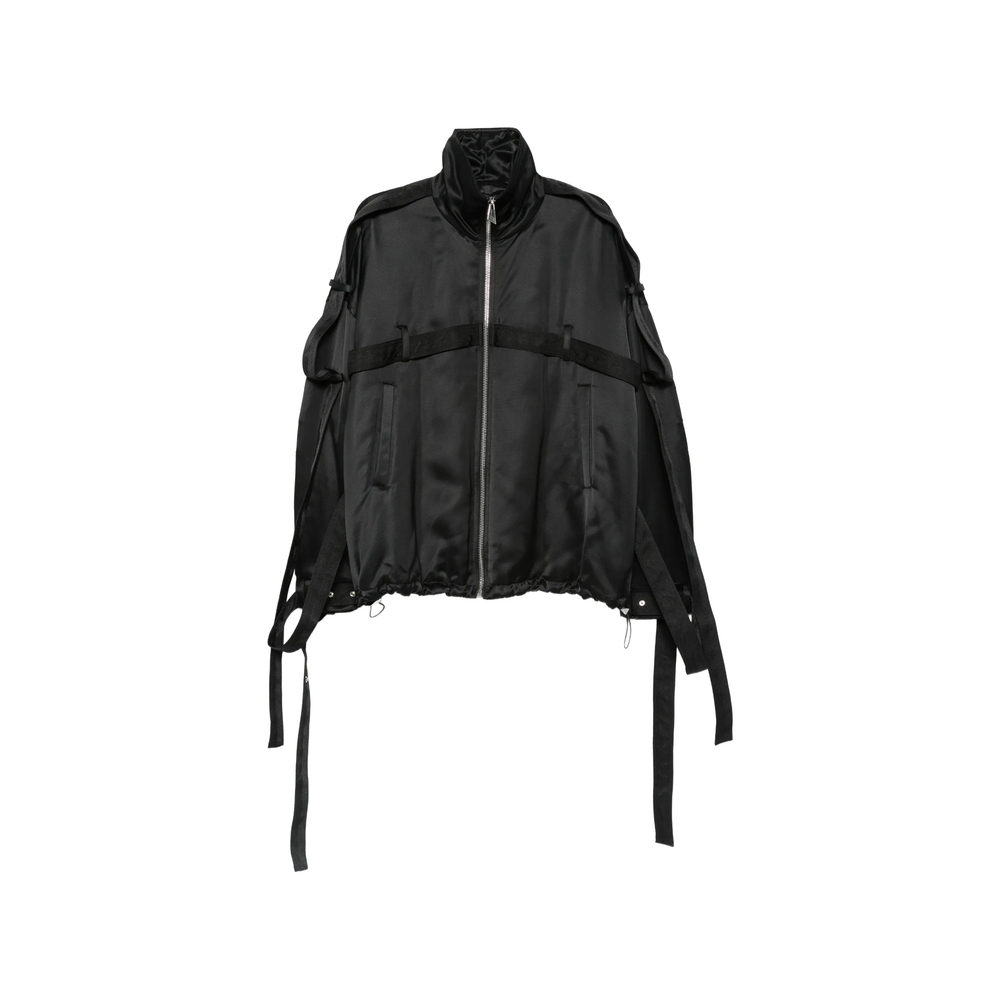 Buckle-Strap Oversized Jacket