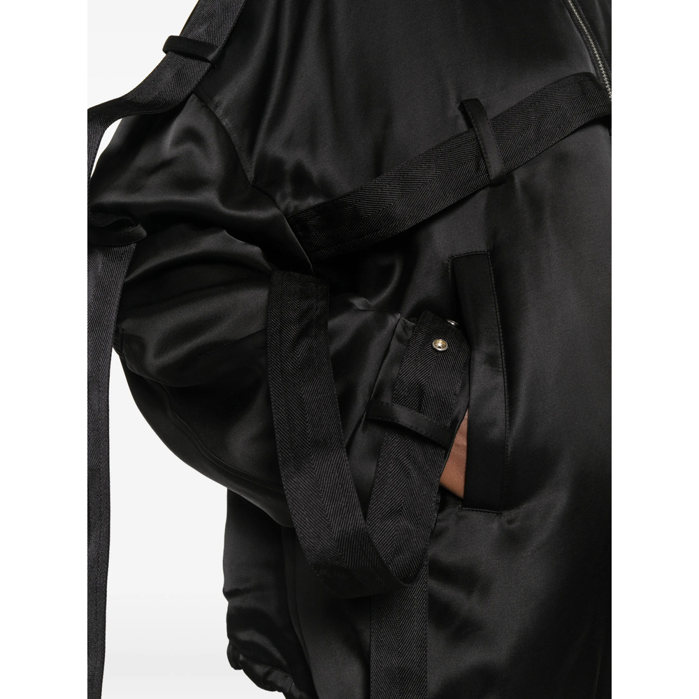 Buckle-Strap Oversized Jacket