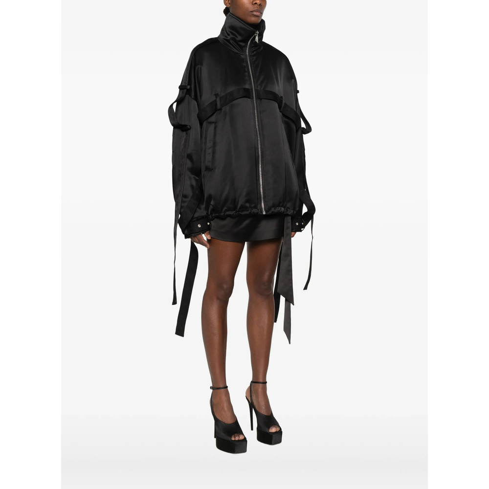 Buckle-Strap Oversized Jacket