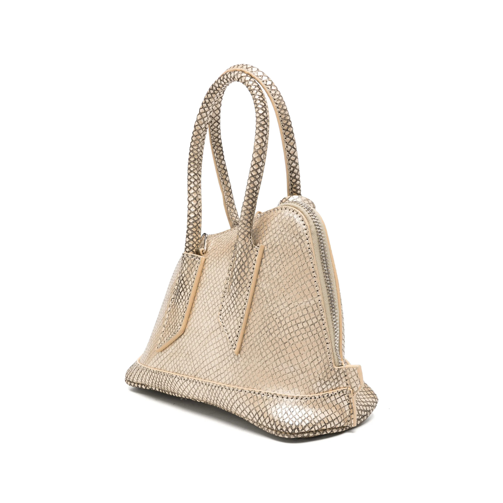 Mini Sant Ambroeus Snakeskin-Effect Asymmetric Tote Bag