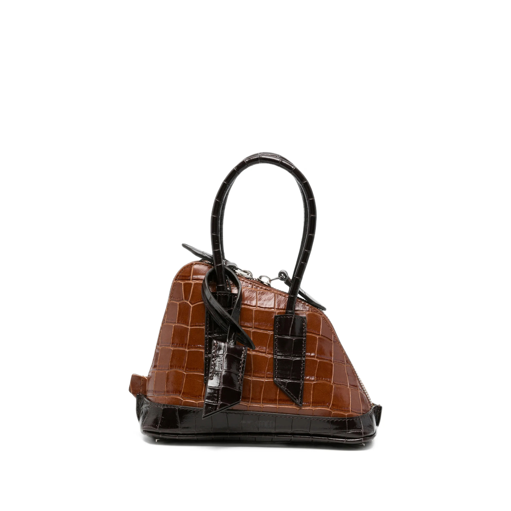 Mini Sant Ambroeus Croc-Effect Tote Bag