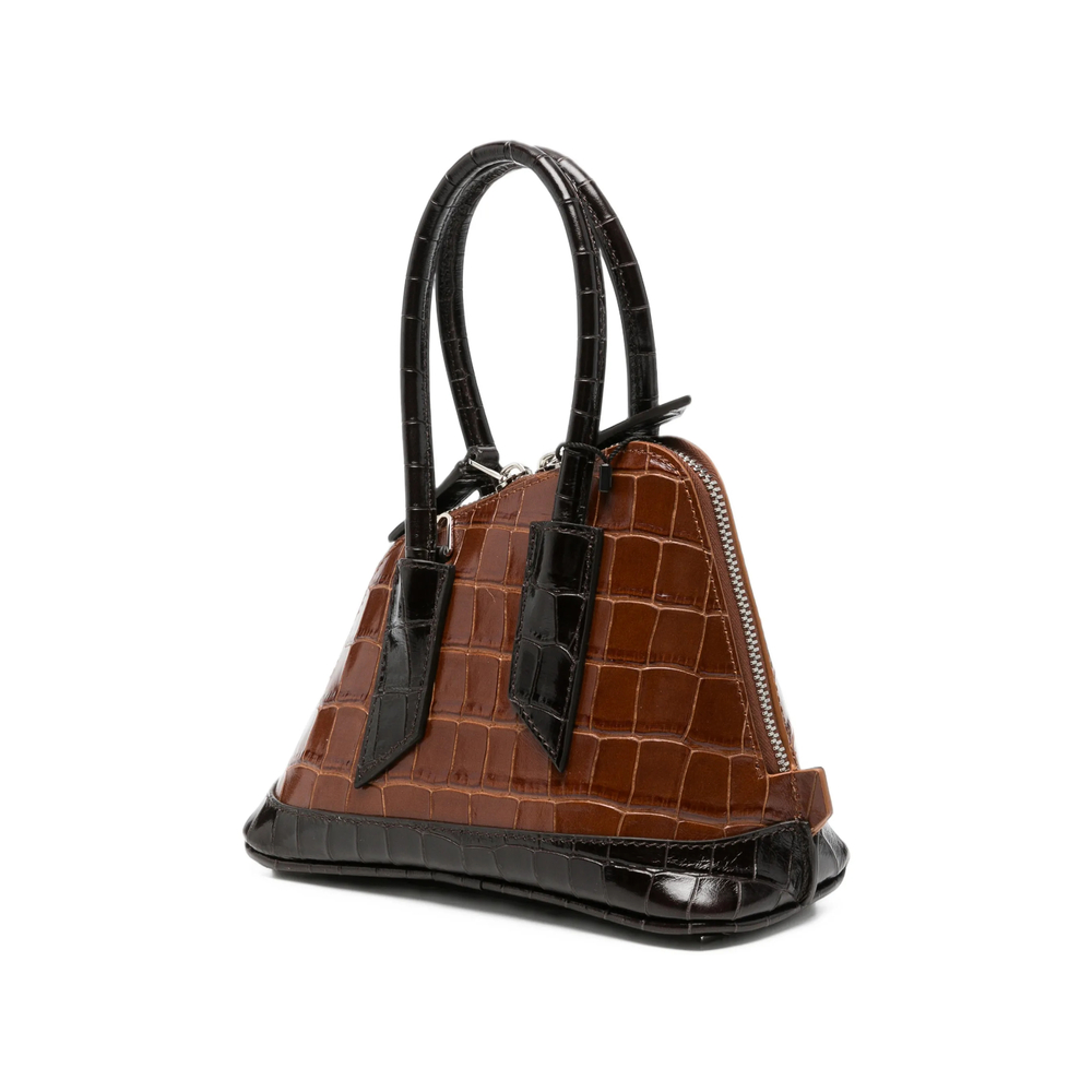 Mini Sant Ambroeus Croc-Effect Tote Bag