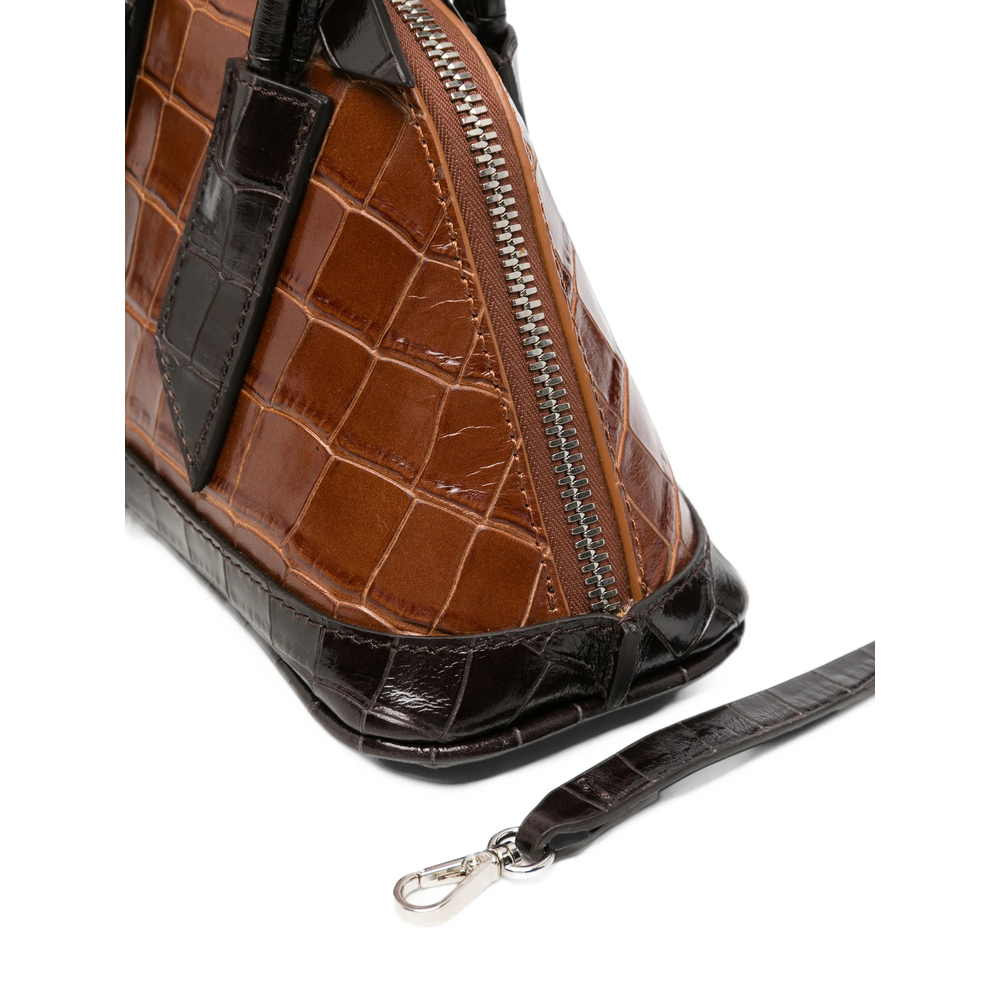 Mini Sant Ambroeus Croc-Effect Tote Bag