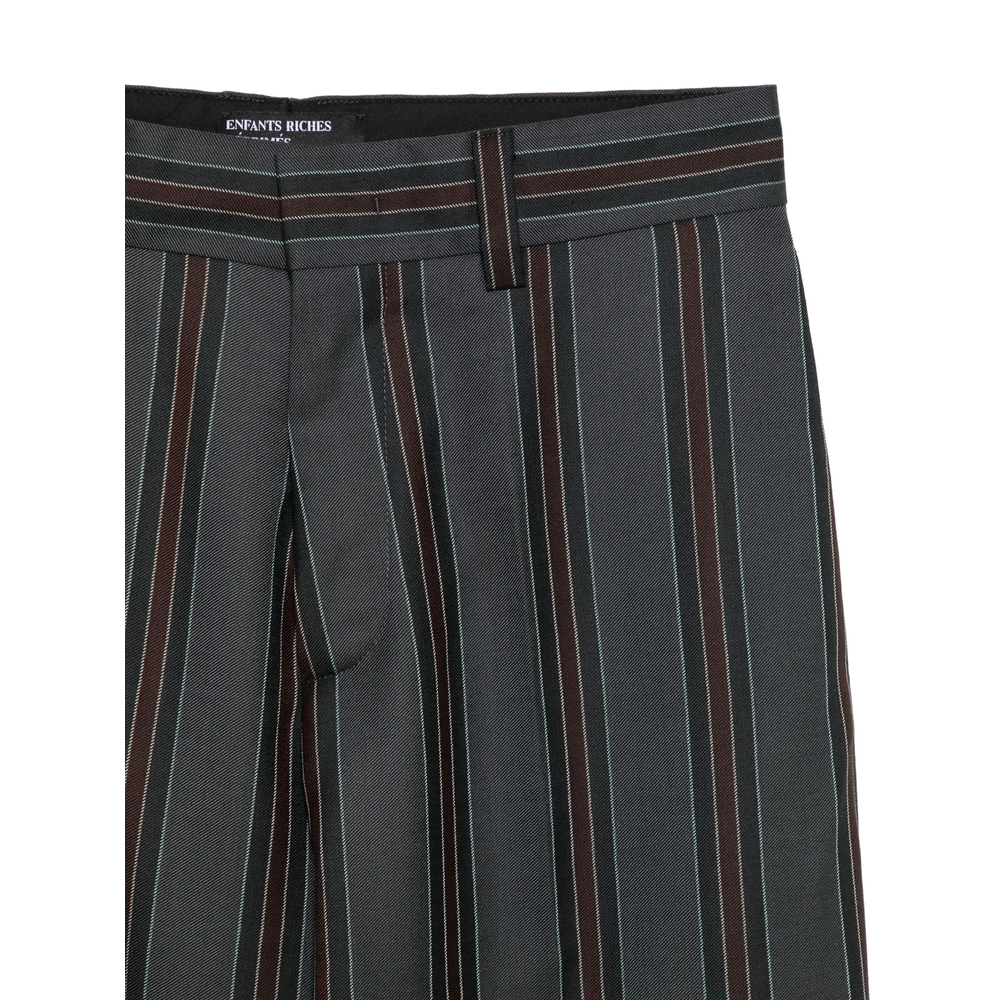 Enfants Riches Déprimés Vertical-Stripe Straight-Leg Trousers