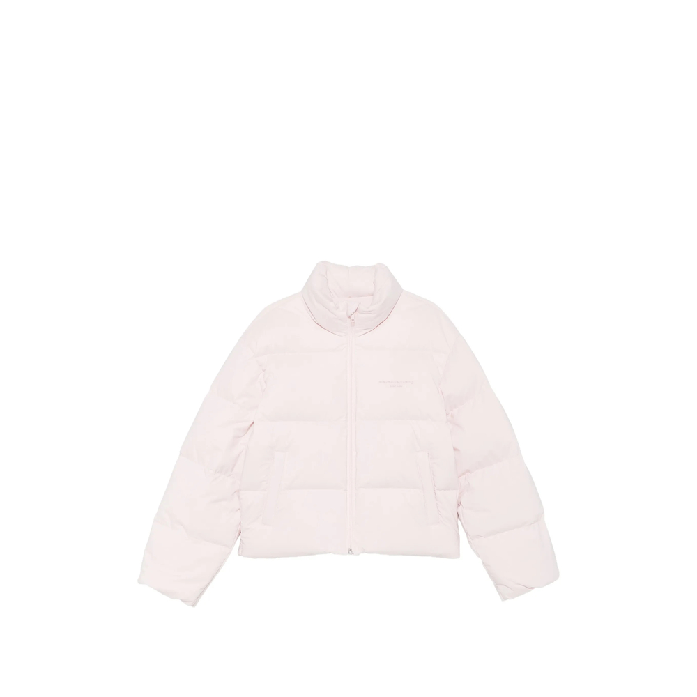 Cropped Channel Puffer Jacket