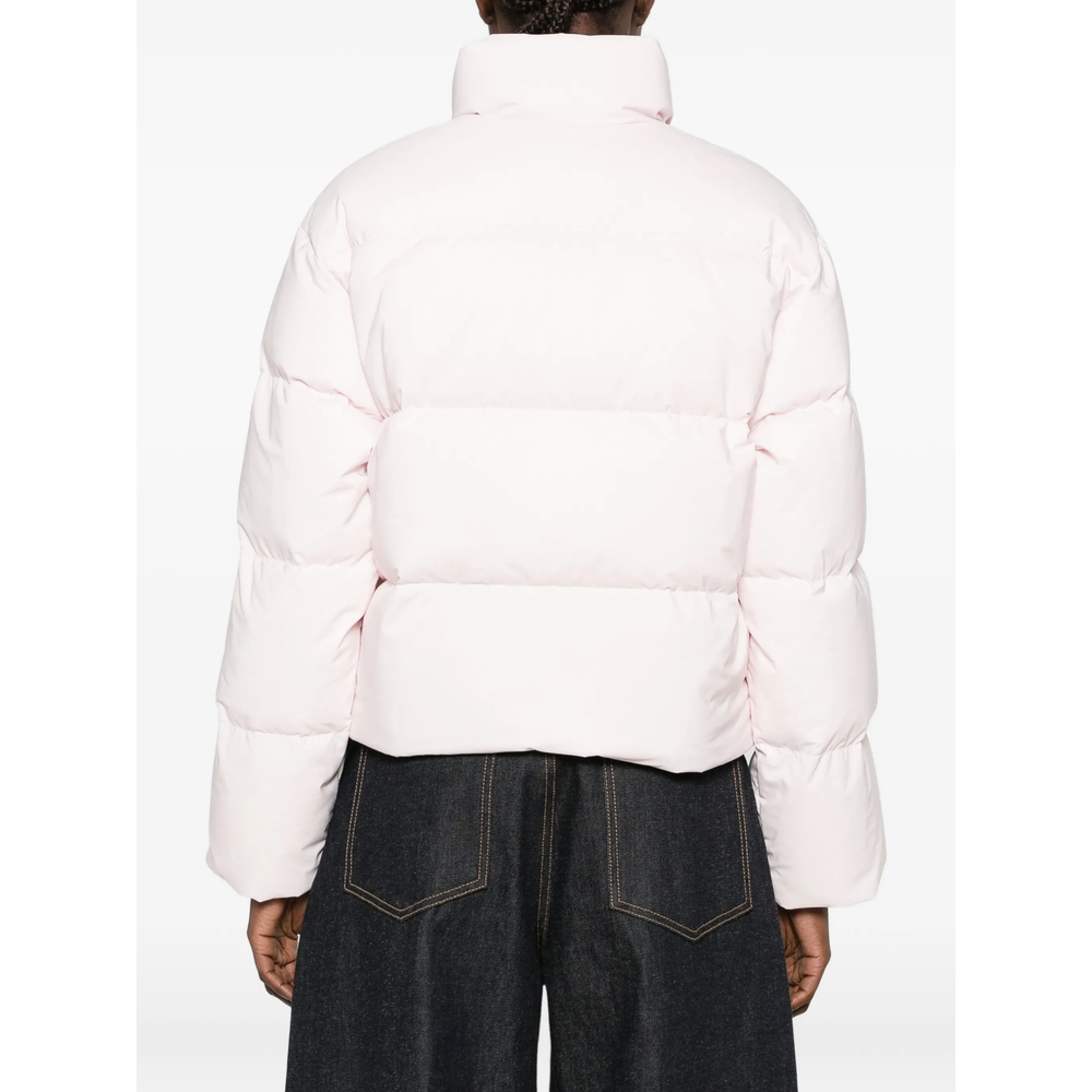 Cropped Channel Puffer Jacket
