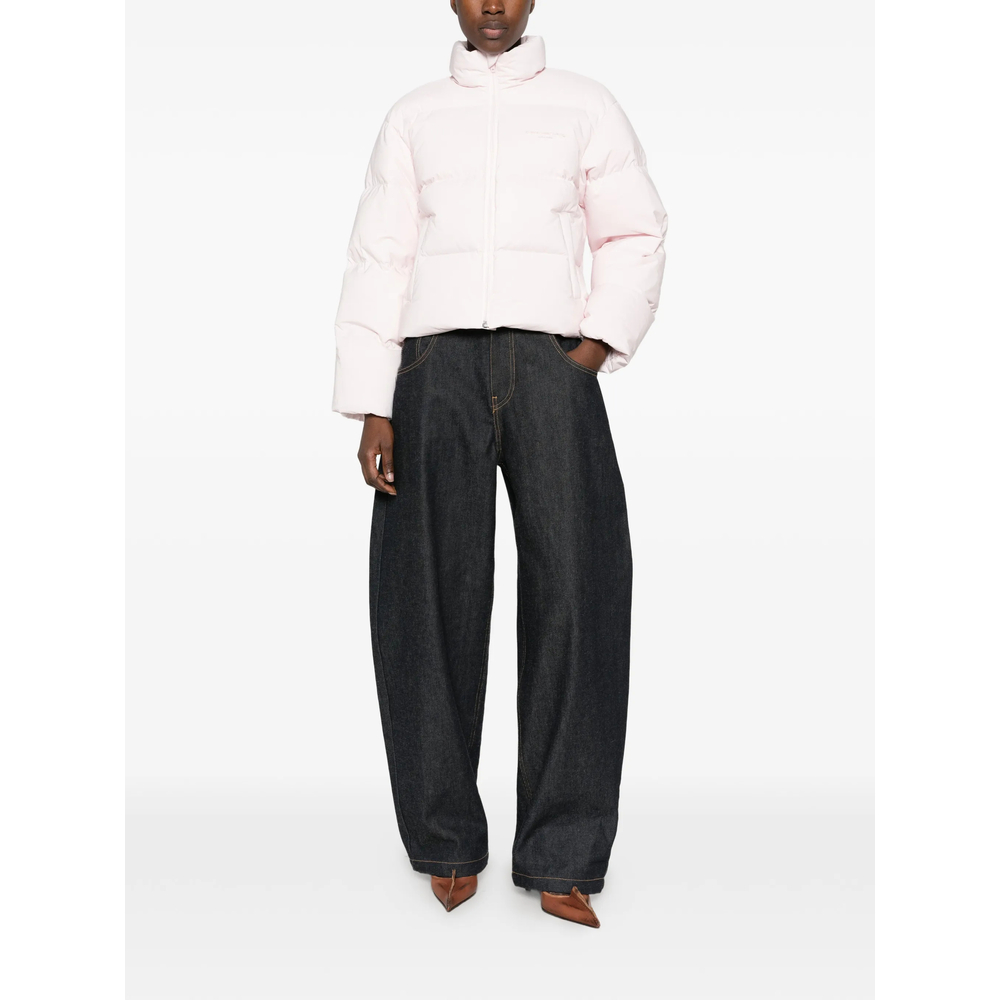 Cropped Channel Puffer Jacket