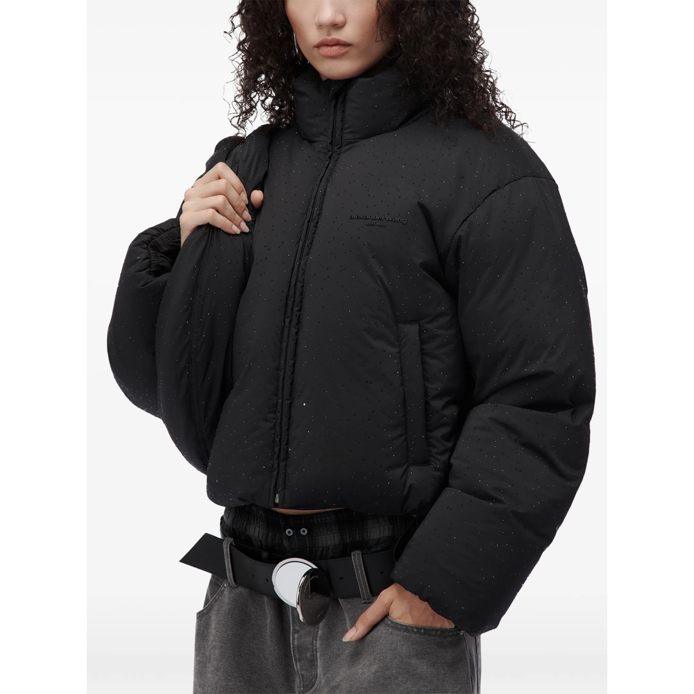 Classic Puffer Jacket W/ Allover Hotfix
