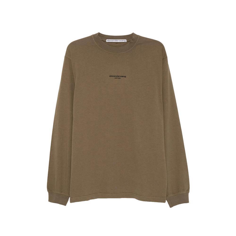Logo-Embroidered Long-Sleeve T-Shirt