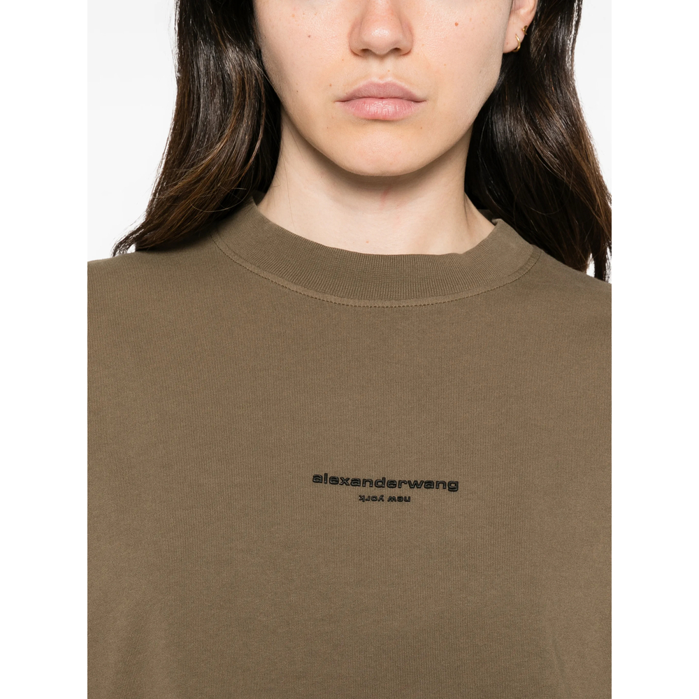 Logo-Embroidered Long-Sleeve T-Shirt