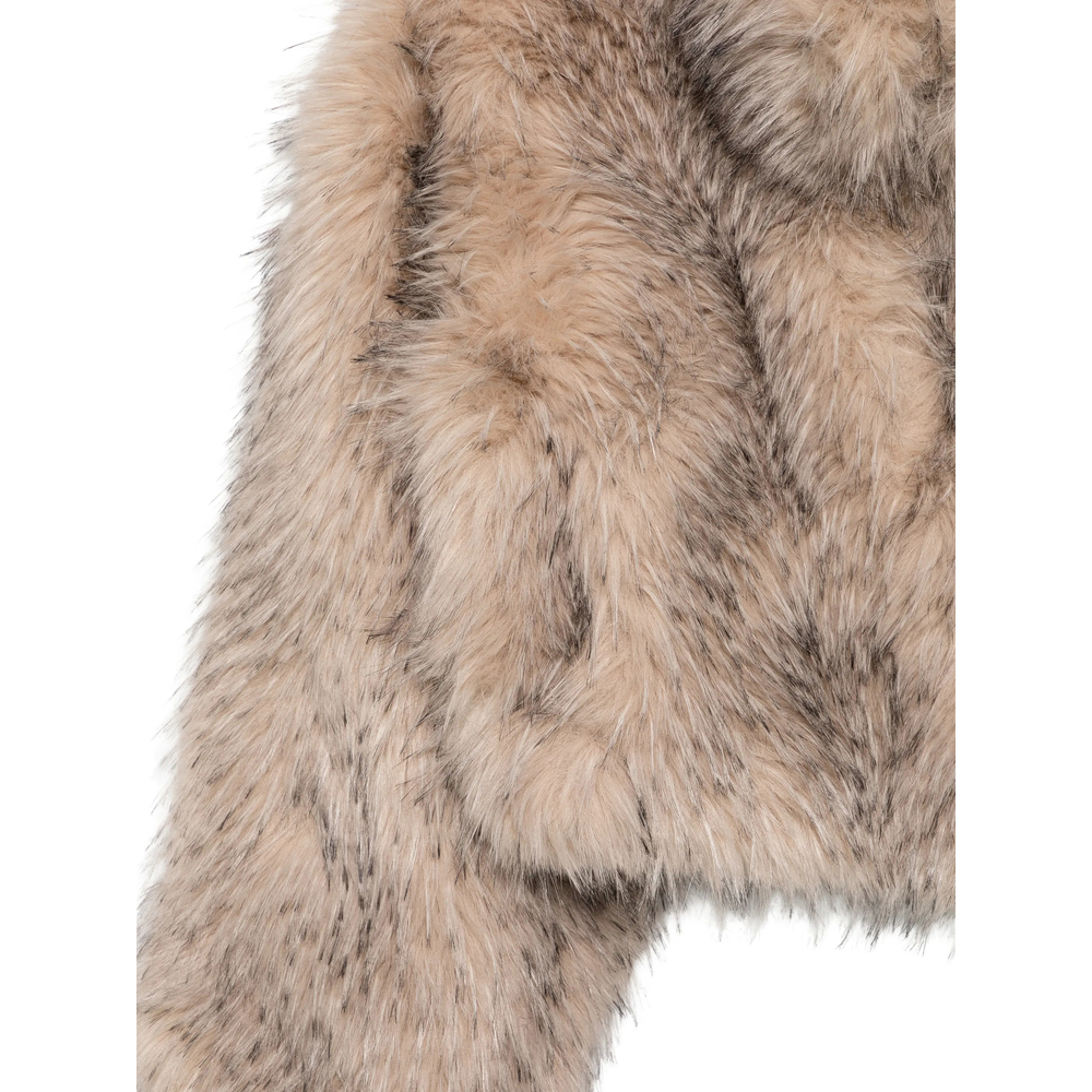 Faux-Fur Cropped Jacket