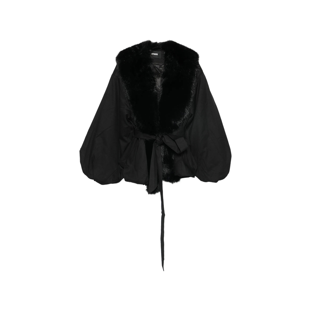 Faux-Fur Collar Jacket