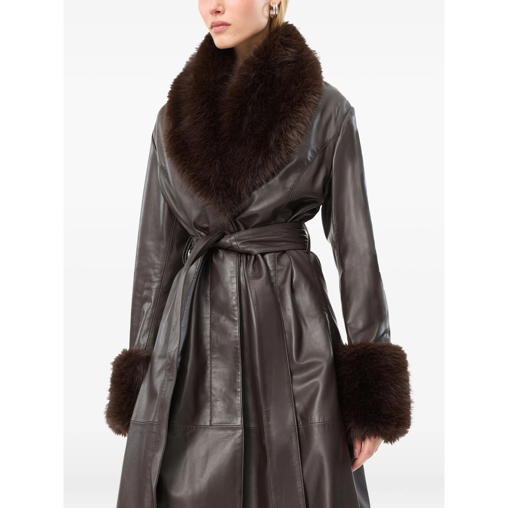 Faux-Fur Collar Coat