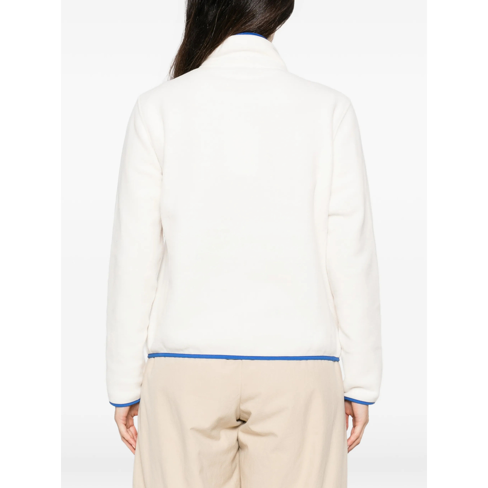 Contrast-Trim Fleece Sweatshirt