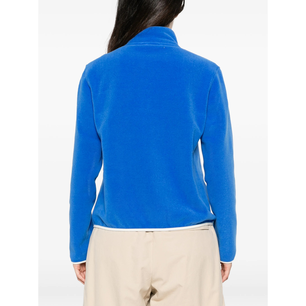Fleece-Texture Logo-Embroidered Sweatshirt