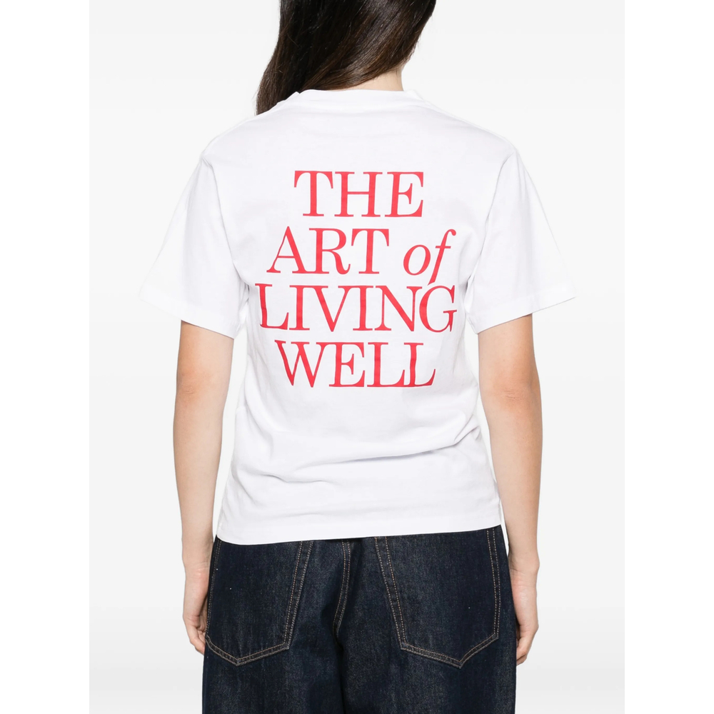 Slogan-Print Short-Sleeve T-Shirt