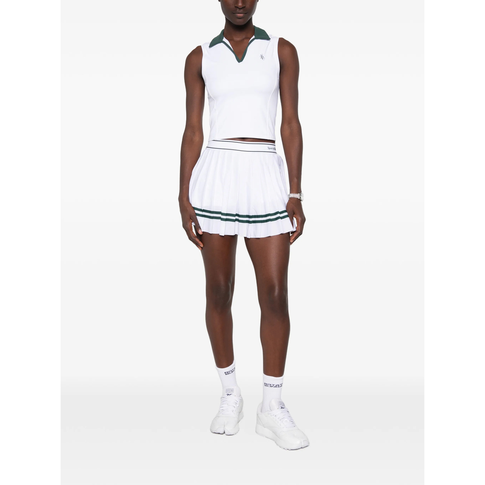 Logo-Embroidered Sleeveless Top
