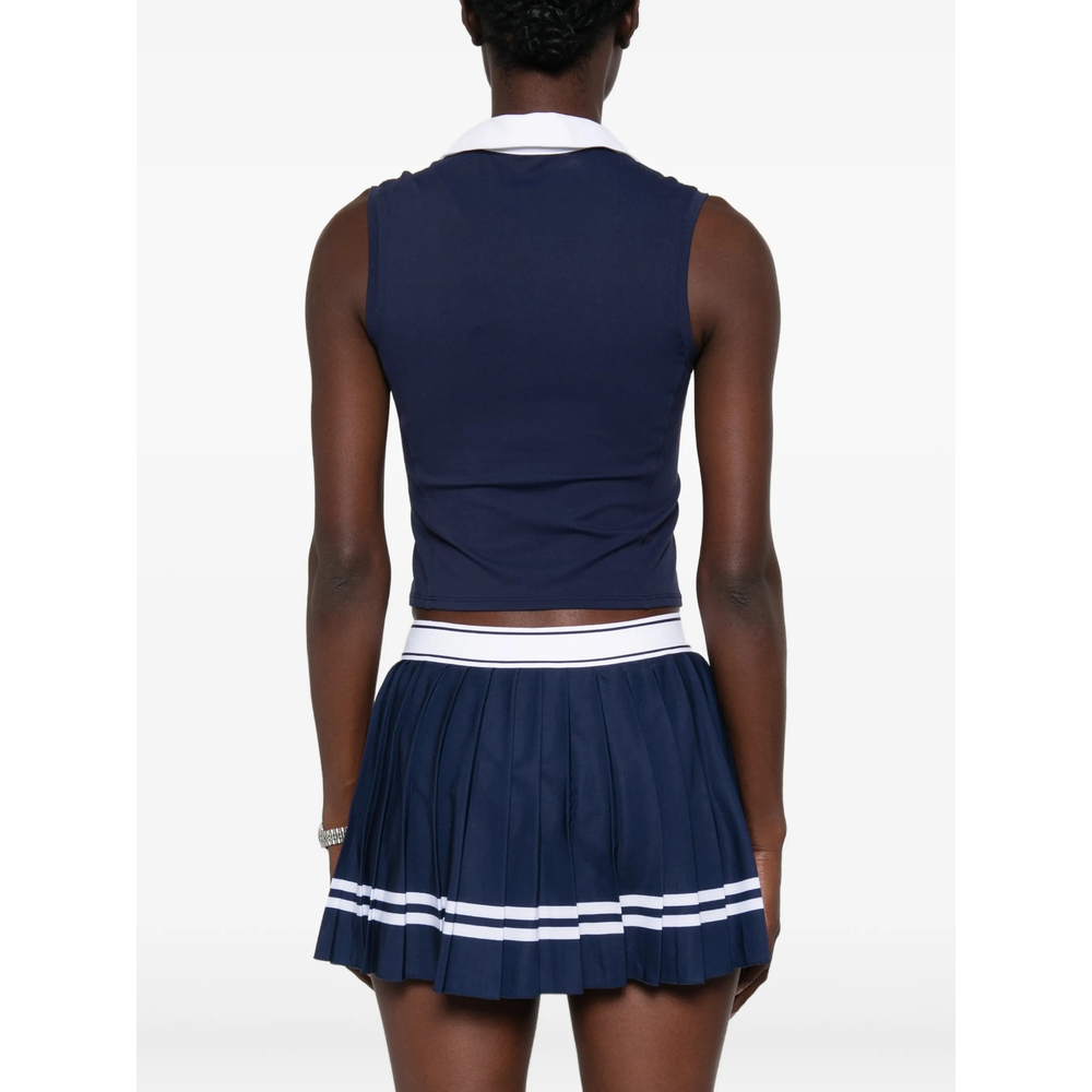 Logo-Embroidered Sleeveless Top