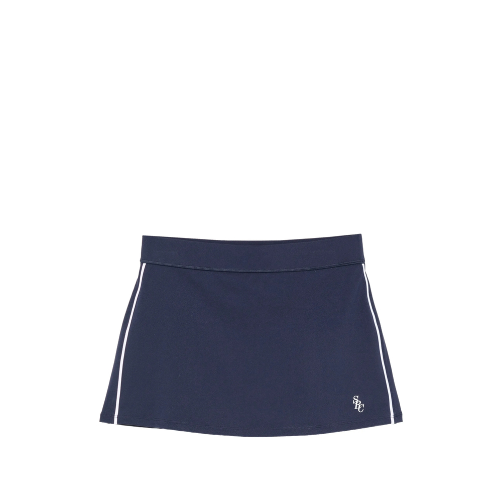 Logo-Embroidered Contrast-Trim Tennis Mini