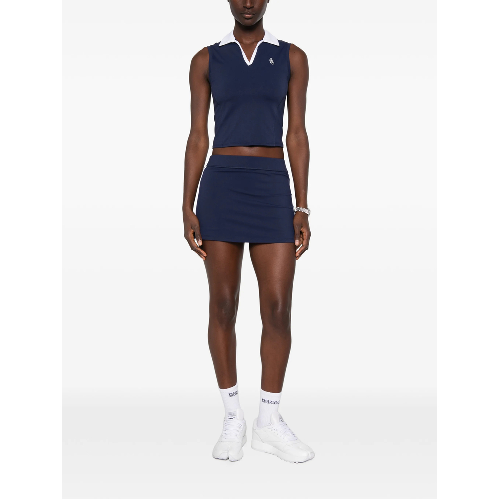 Logo-Embroidered Contrast-Trim Tennis Mini