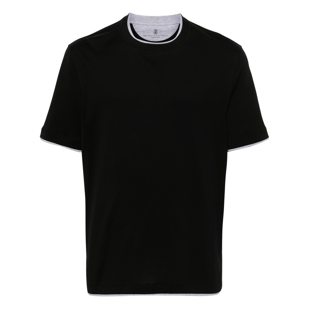 Brunello Cucinelli Layered Cotton T-shirt