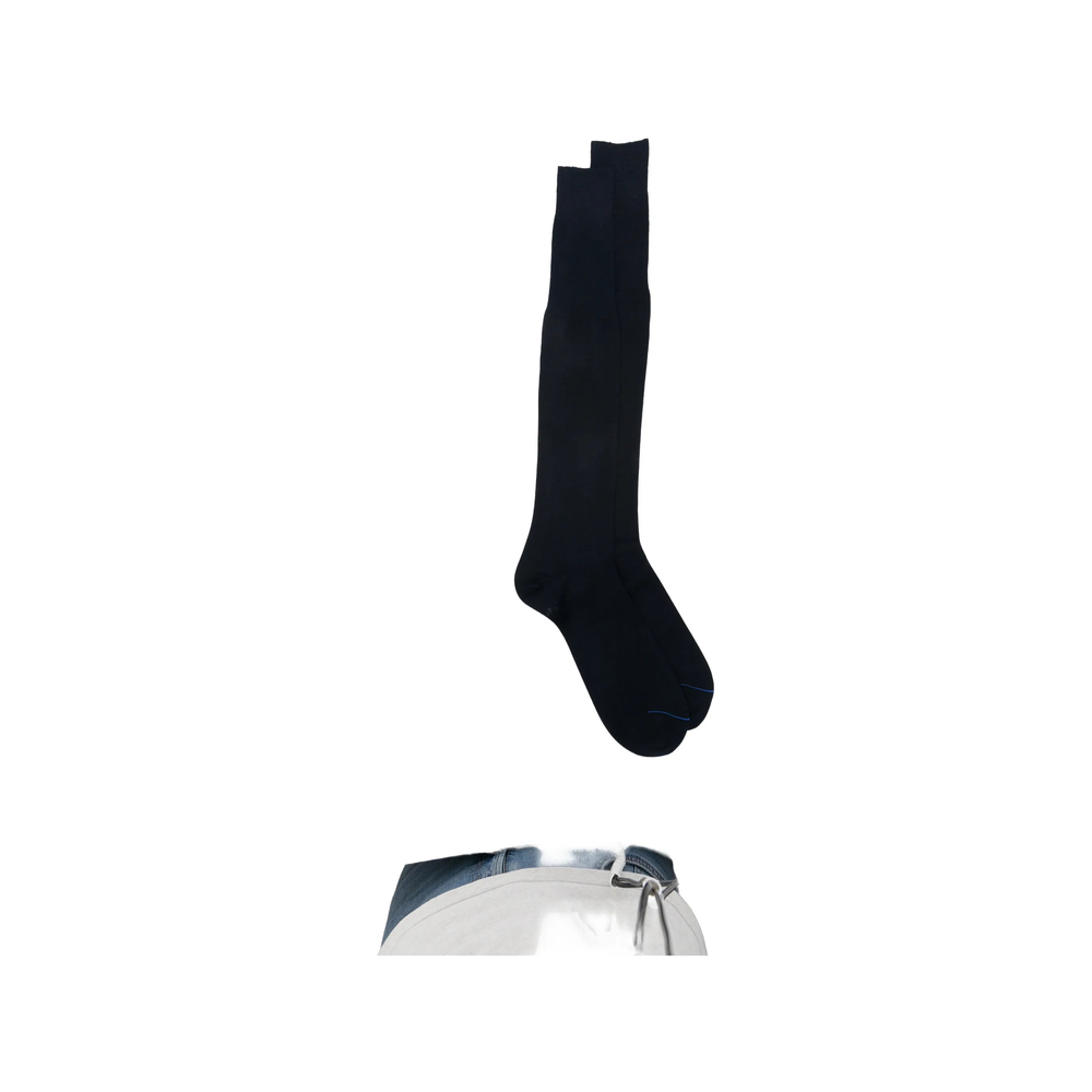 Ant45 Plain Long Knee-high Socks