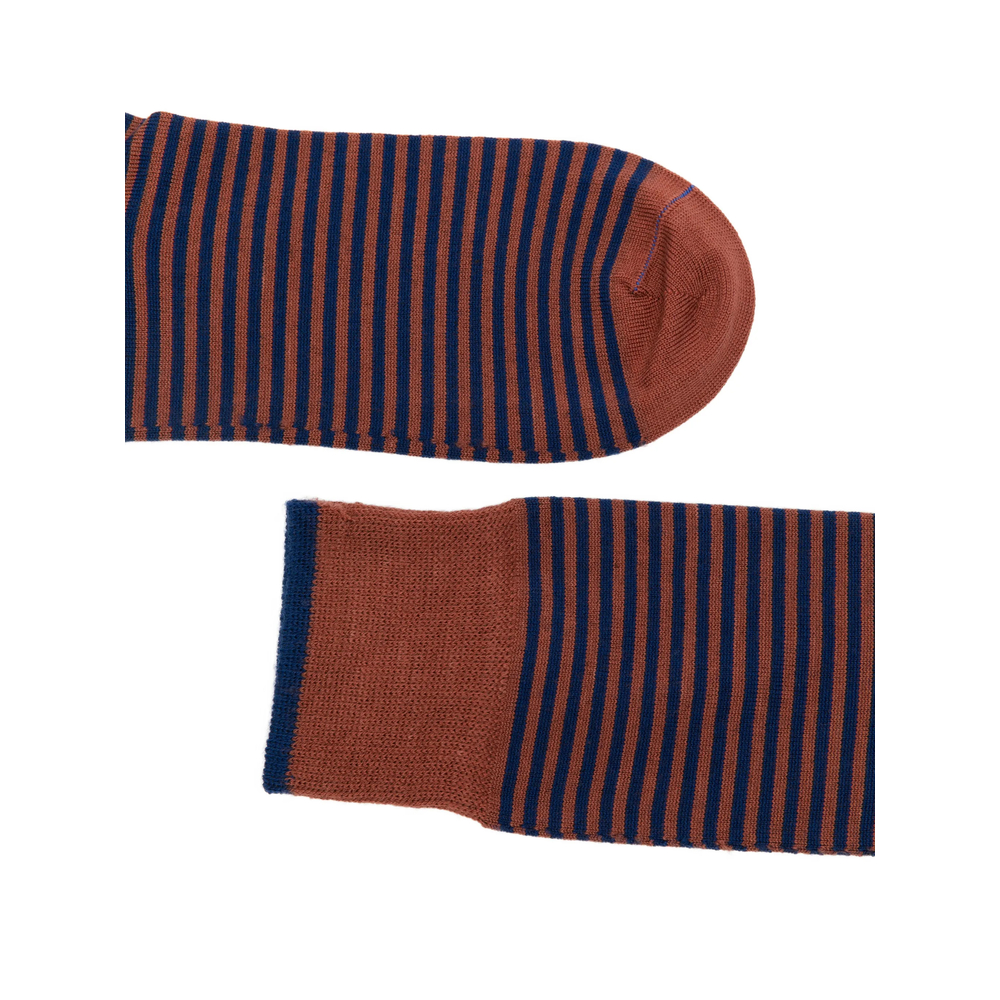 Thin Short Horizontal-Stripe Socks