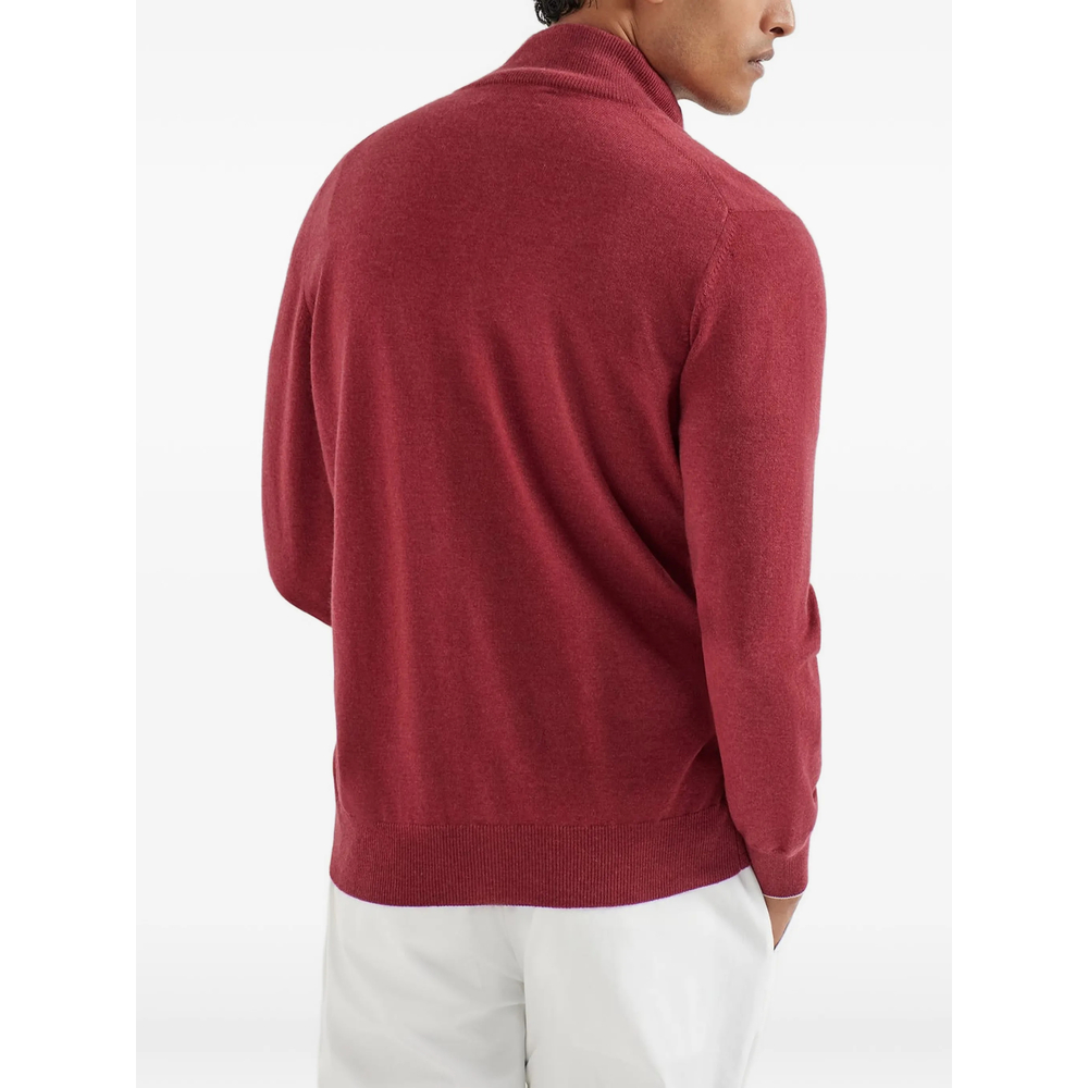 Cashmere Turtleneck Cardigan