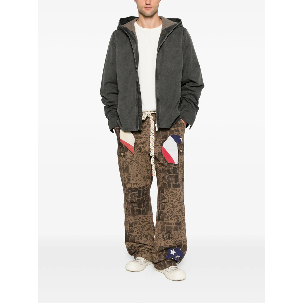 Patchwork-Detail Trousers