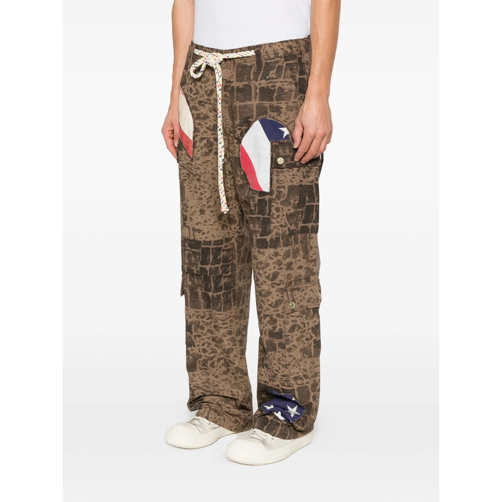 Patchwork-Detail Trousers