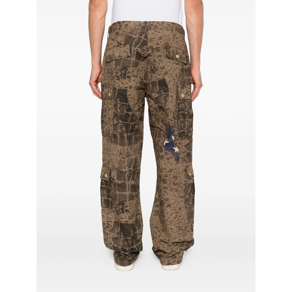 Patchwork-Detail Trousers