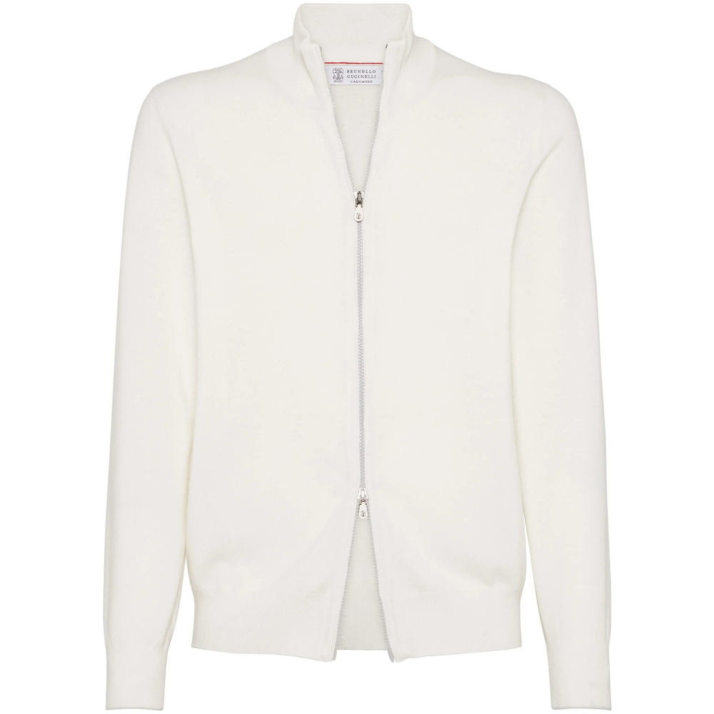 Cashmere High-Neck Cardigan