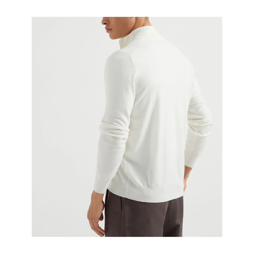 Cashmere High-Neck Cardigan