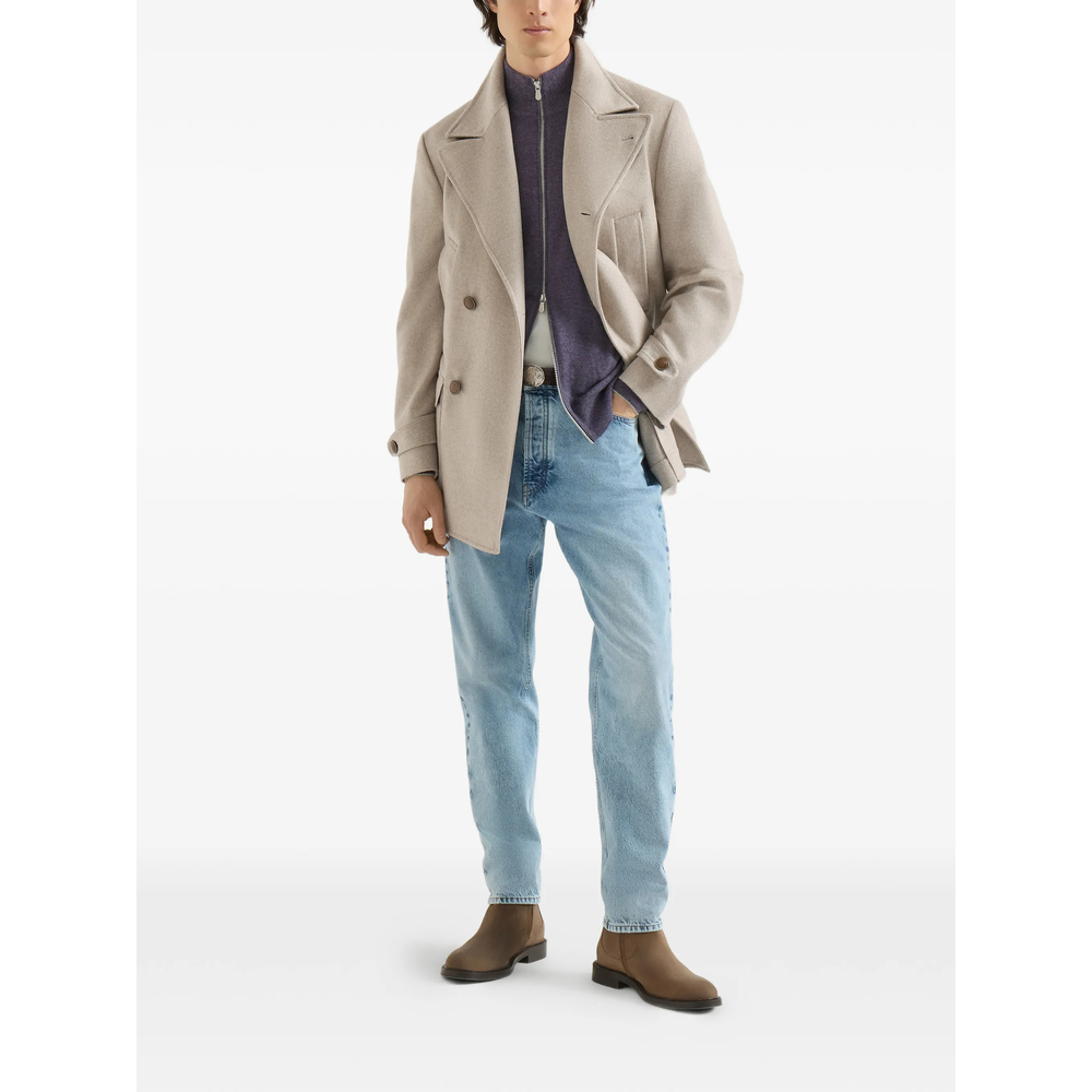 Cashmere High-Neck Cardigan