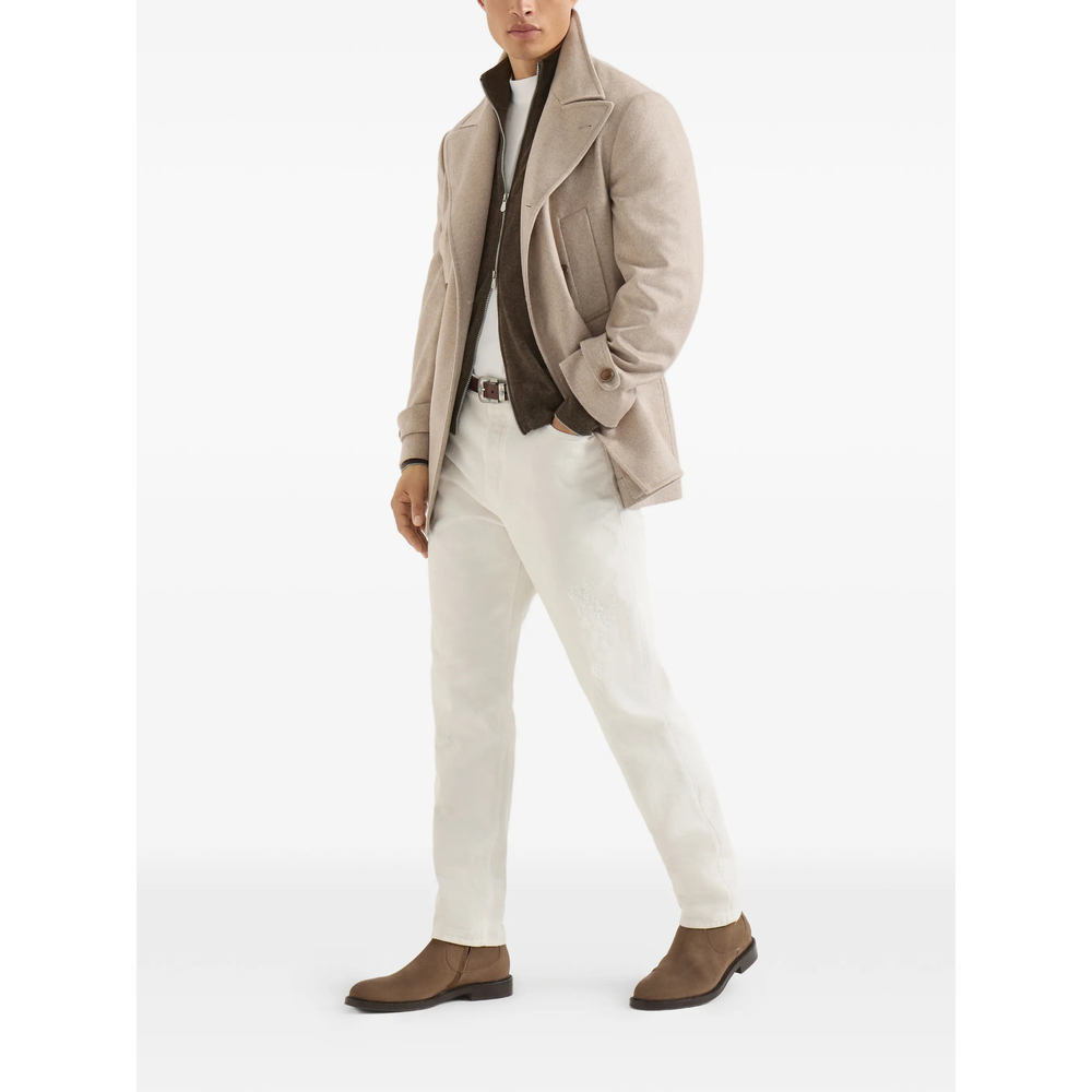 Cashmere High-Neck Cardigan