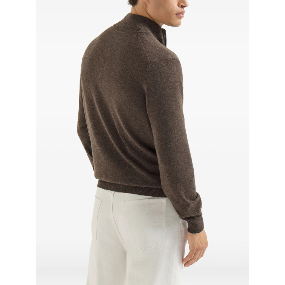 Cashmere High-Neck Cardigan