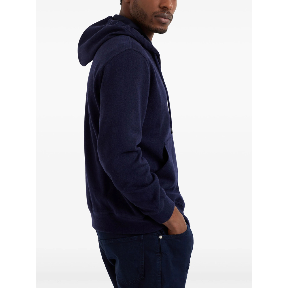 Long-Sleeve Cashmere Hoodie